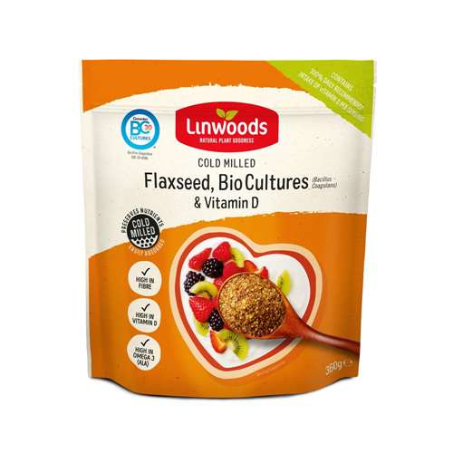 Linwoods Cold Milled Flaxseed, Bio Cultures & Vitamin D 360g