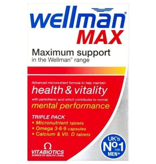 Vitabiotics Wellman Max 84 Tablets