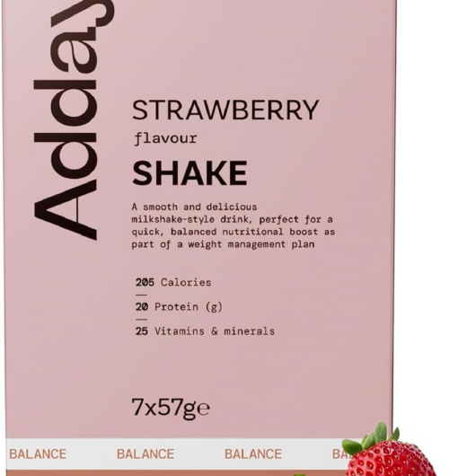 Adday Strawberry Flavoured Shake 7 Sachets