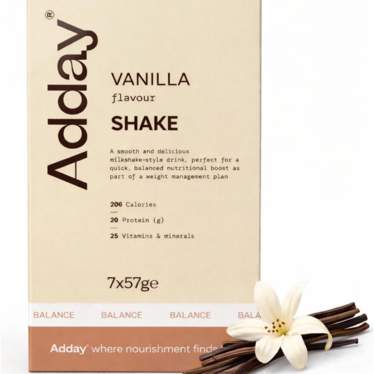 Adday Vanilla Flavoured Shake 7 Sachets