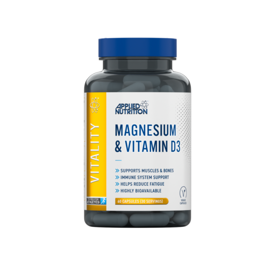 Applied Nutrition Vitality Magnesium + Vitamin D3 60 Capsules