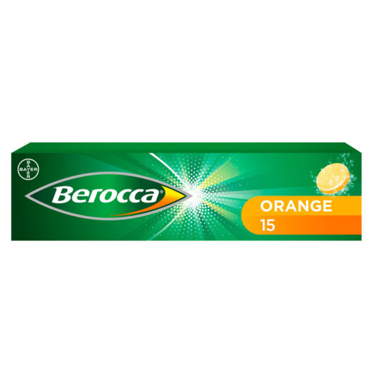 Berocca Orange Energy Vitamin 15 Effervescent Tablets