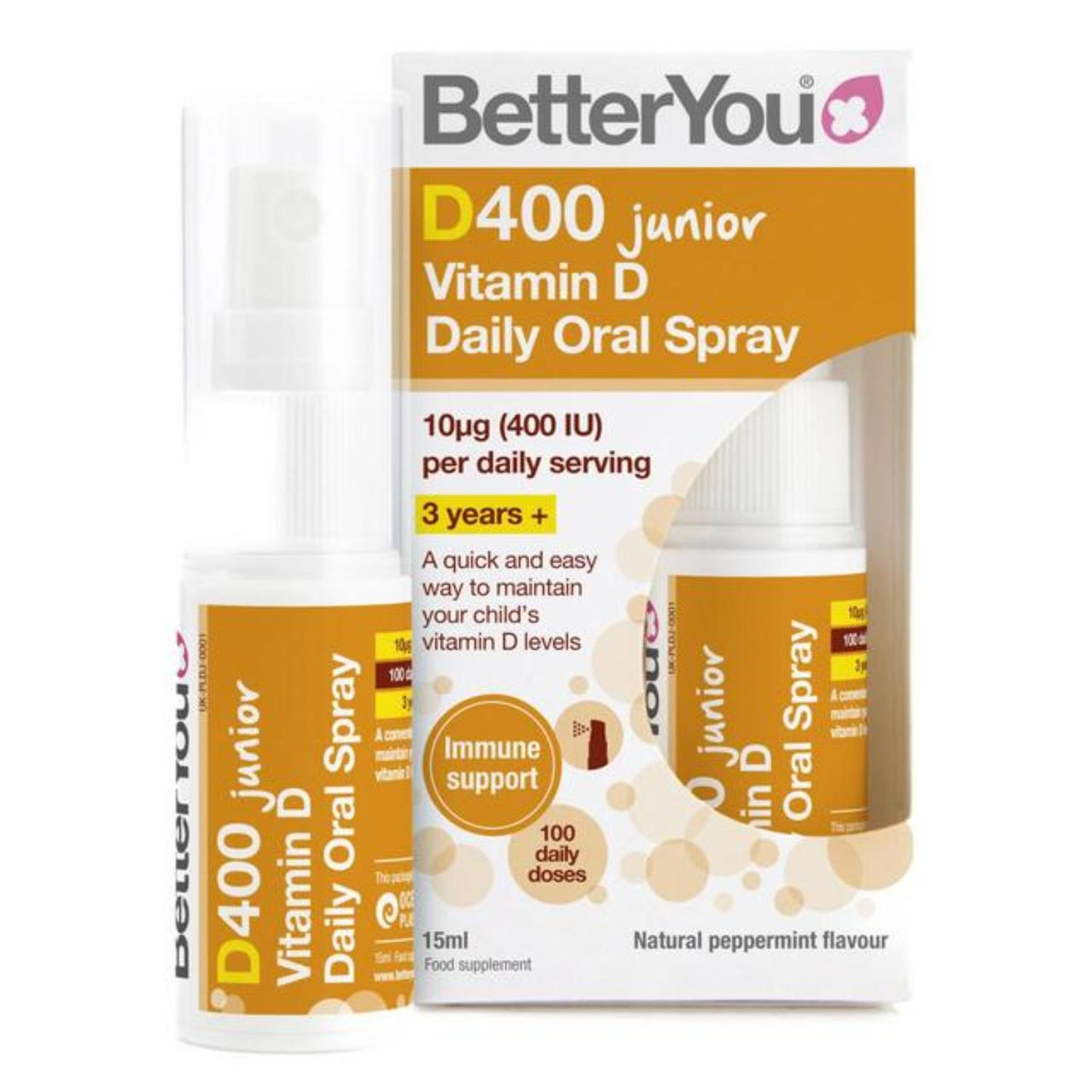 BetterYou DLuxJunior Vitamin D Oral Spray 15ml