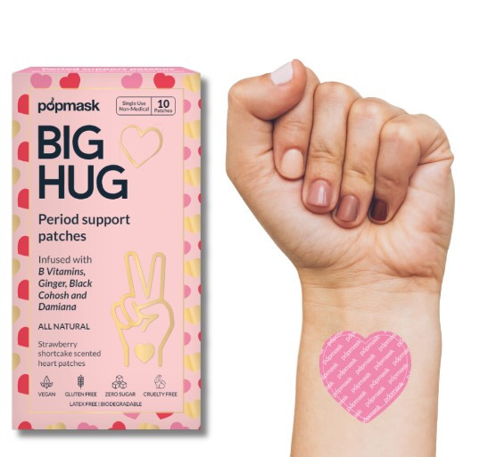 Big Hug Period Vitamin Support Supplement Patches (10 Pack)