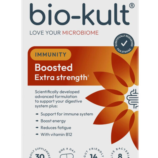 Bio-Kult Boosted Extra Strength Biotics Gut Supplement 30 Capsules