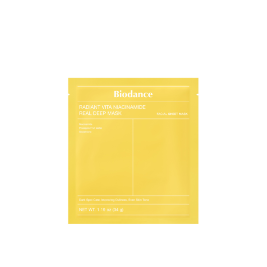 Biodance Radiant Vita Niacinamide Real Deep Mask 1 Box
