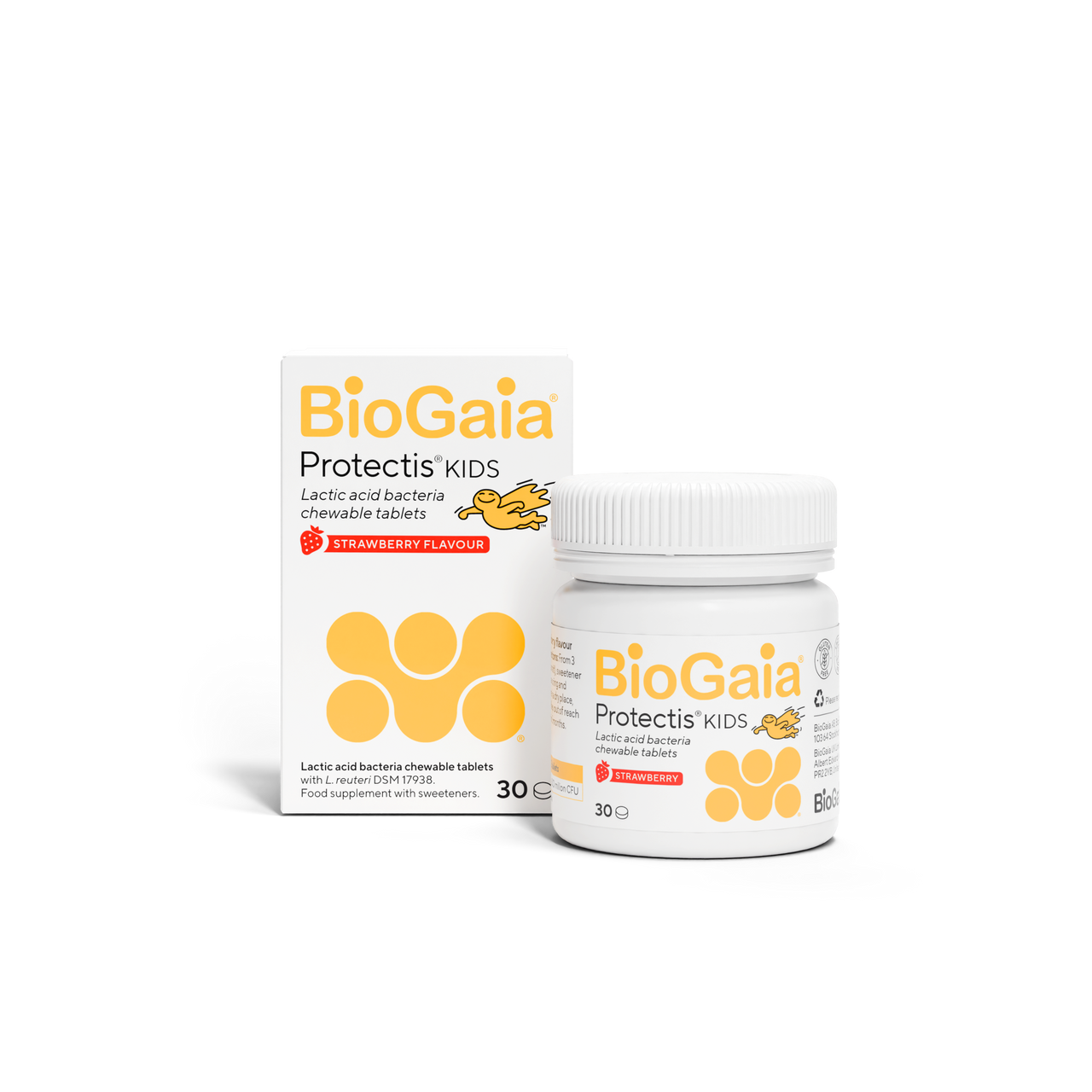 Biogaia Protectis Kids Strawberry 30 Chewable Tablets
