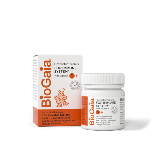 Biogaia Protectis Orange Vitamin D3 20 mcg 30 Chewable Tablets