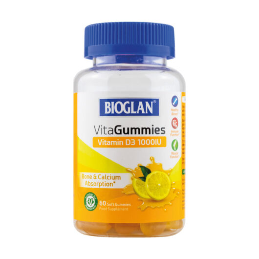 Bioglan Vitamin D3 1000iu 60 Soft Gummies