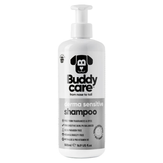 Buddycare Dog Shampoo - Derma Sensitive - 500ml / 16.9 fl oz
