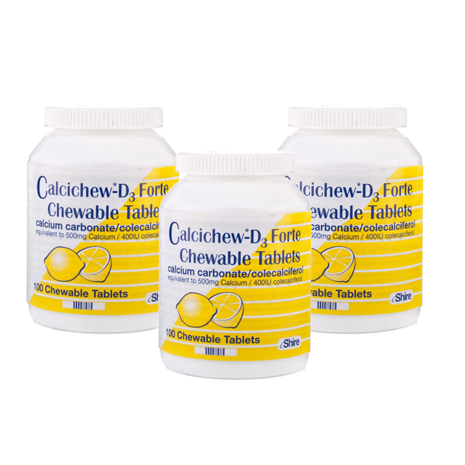 Calcichew D3 Forte Chewable 100 Tablets