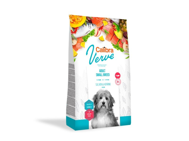 Calibra Dog Verve Grain Free Adult Small Salmon & Herring