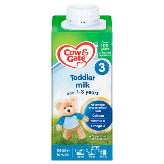 Cow & Gate 3 Toddler Milk Formula Liquid 1-3 Years 200ml