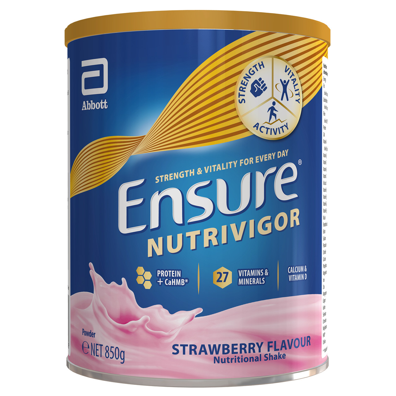 Ensure NutriVigor Shake Strawberry Flavour 850g
