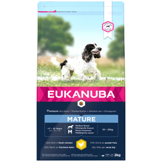 Eukanuba Mature Medium Dry Dog Food Chicken 2kg