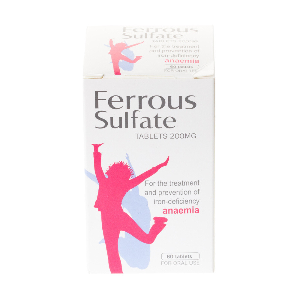 Ferrous Sulphate 200mg 60 Tablets