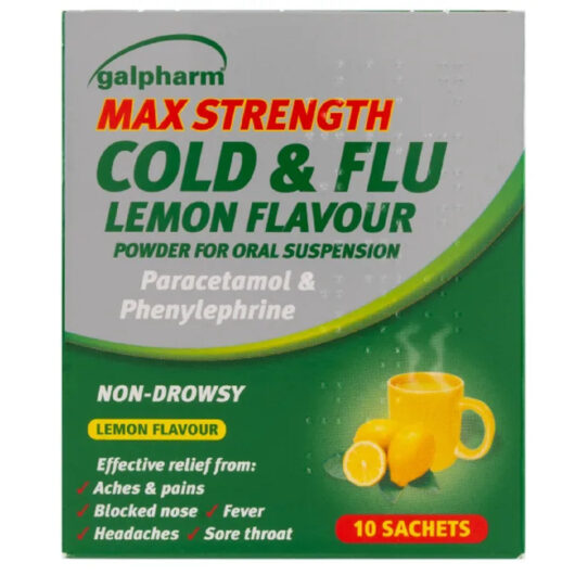 Galpharm Max Cold & Flu Lemon