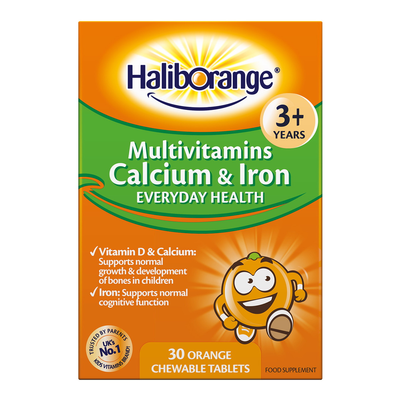 Haliborange Calcium and Iron 30 Tablets