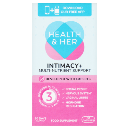 Health & Her Intimacy+ Multi Nutrient Support Supplement 60 Capsules