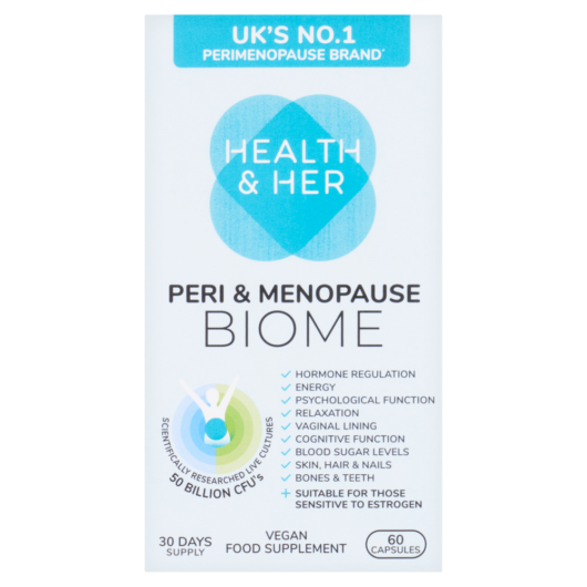 Health & Her Perimenopause Biome Multi Nutrient Support Supplement 60 Capsules