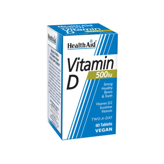 HealthAid Vitamin D 500iu 60 Tablets