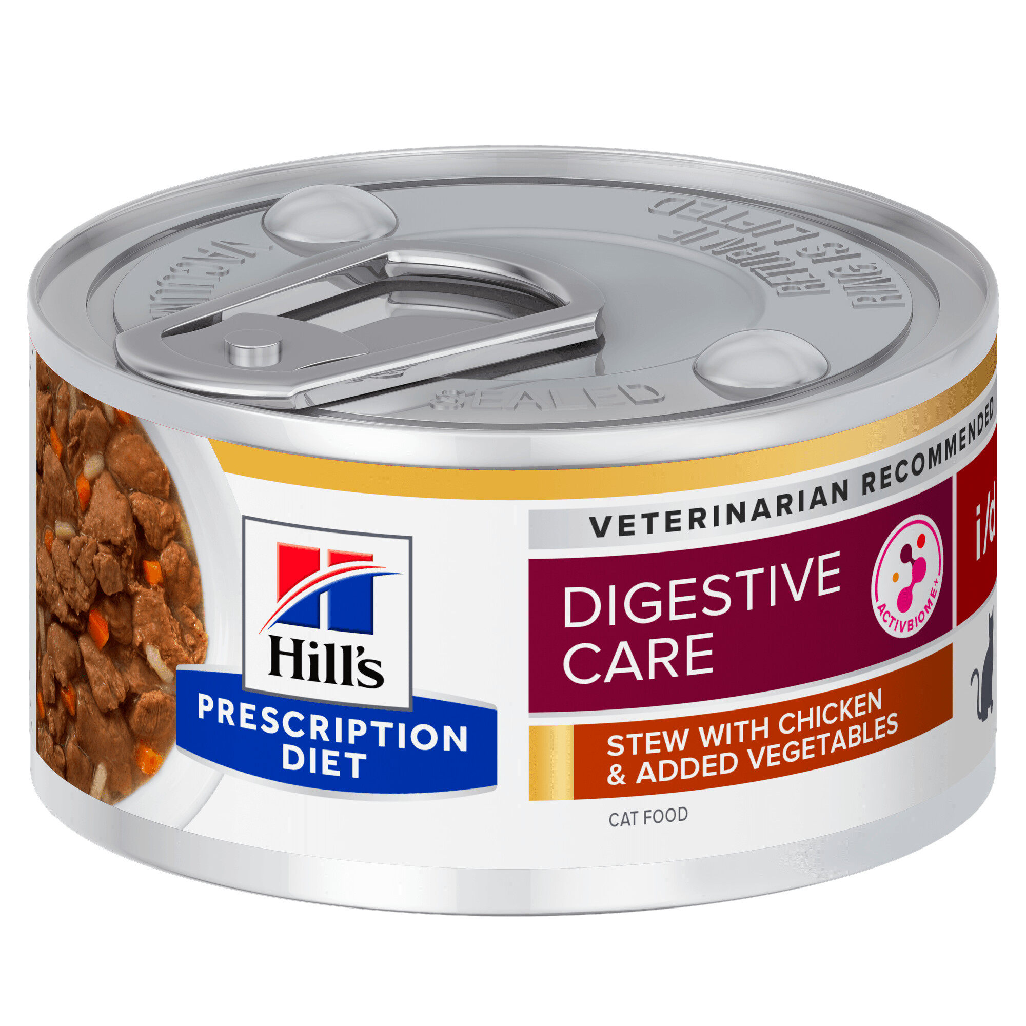 Hills Prescription Diet i/d Digestive Care Stew Cat Food 24x82g Can