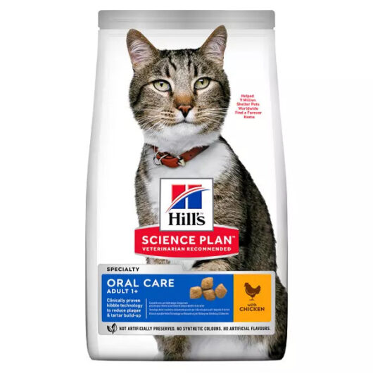 Hill's SPlan Oral Adt Dry Cat Food Ckn 7kg
