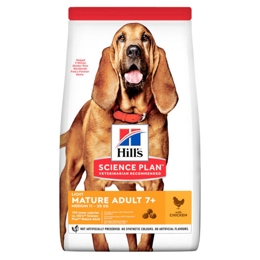 Hill's Science Plan Medium Mature Light Dry Dog Food Chicken 14kg