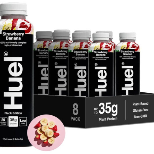 Huel Black Edition Strawberry & Banana 500ml x 8