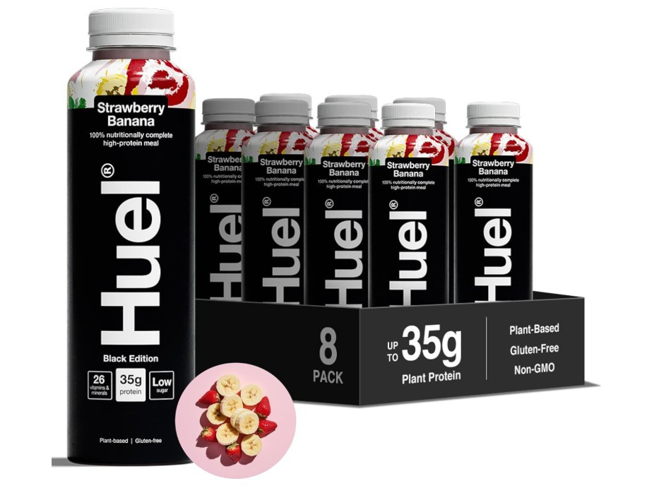Huel Black Edition Strawberry & Banana 500ml x 8