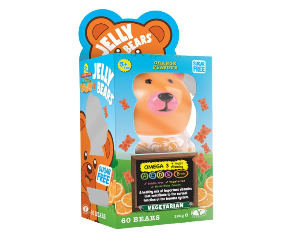 Jelly Bear Omega 3 Jar 1 month