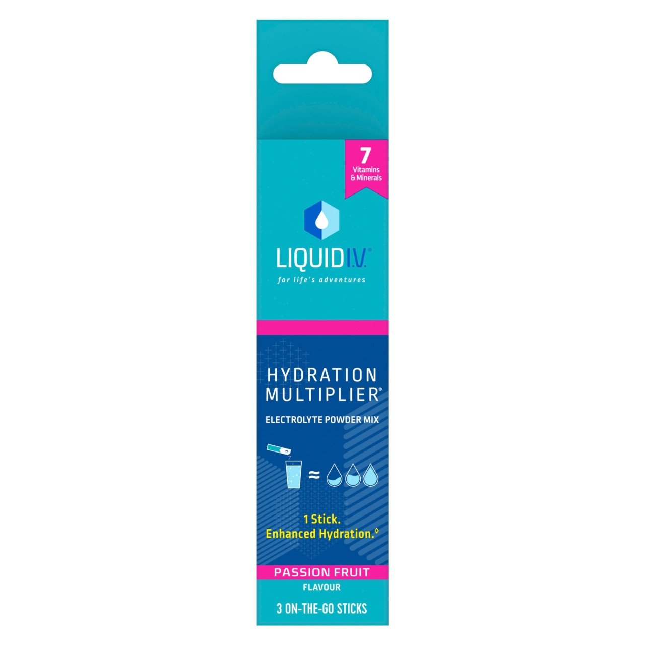 LIQUID I.V Hydration Passion Fruit 3x16g