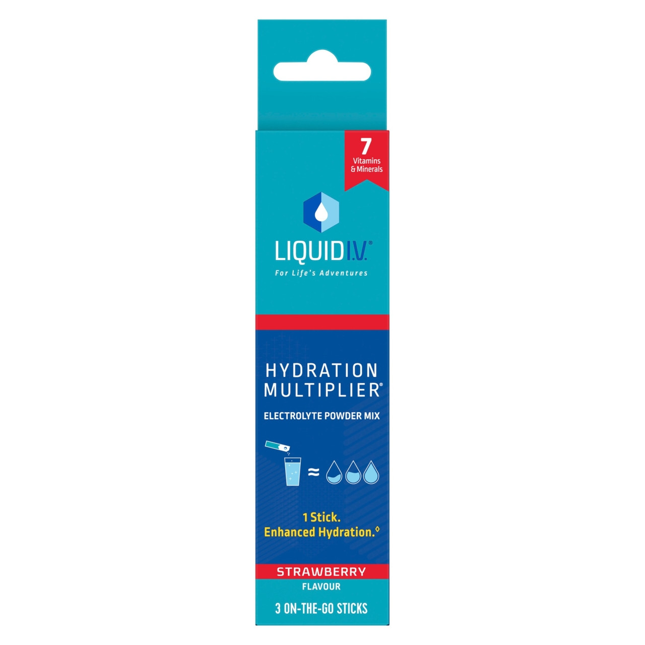 LIQUID I.V Hydration Strawberry 3x16g