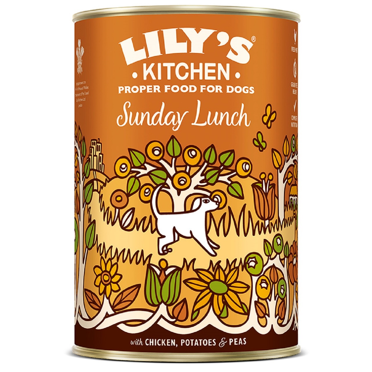 Lily's Kitchen Adult Dog Food Wet Dog Tin Sunday Lunch 400g x 6