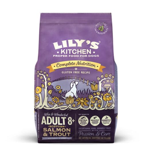 Lily's Kitchen Dry Dog Food Adult 8+ Senior Salmon & Trout