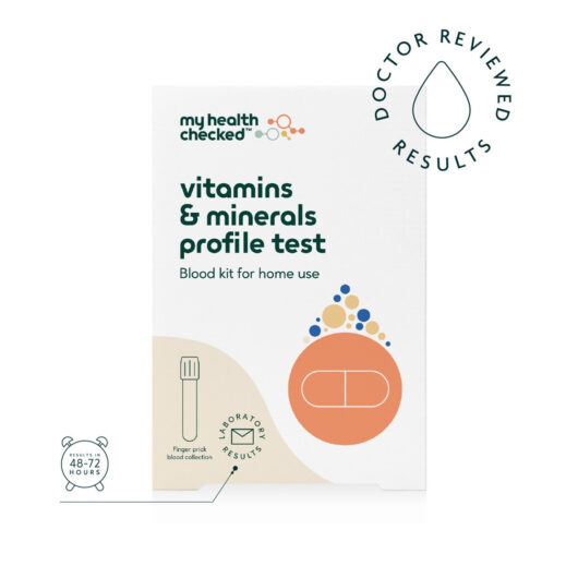MyHealthChecked Vitamins & Minerals Profile Test