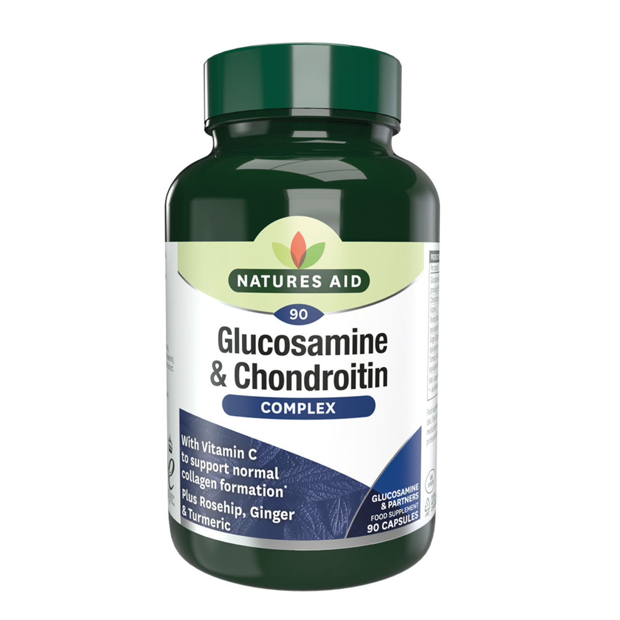 Natures Aid Glucosamine Sulphate 500mg and Chondroitin 400mg 90 Capsules