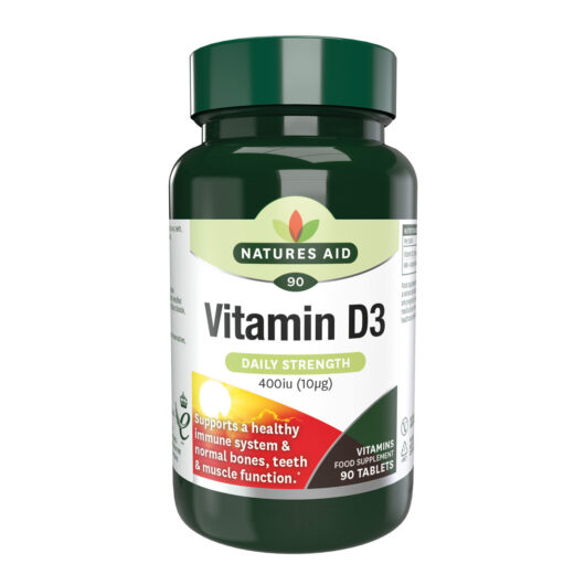 Natures Aid Vitamin D3 400iu (10ug) 90 Tablets