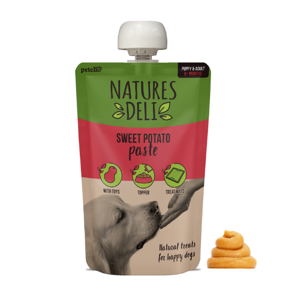 Natures Deli Sweet Potato Paste Pouch for Dogs 100g