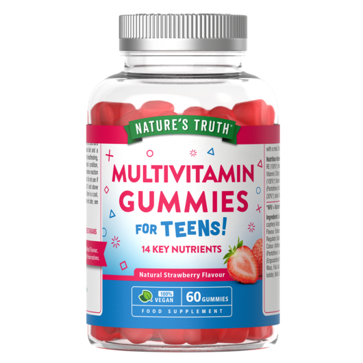 Nature's Truth Teen Multivitamin Natural Strawberry Flavour 60 Gummies