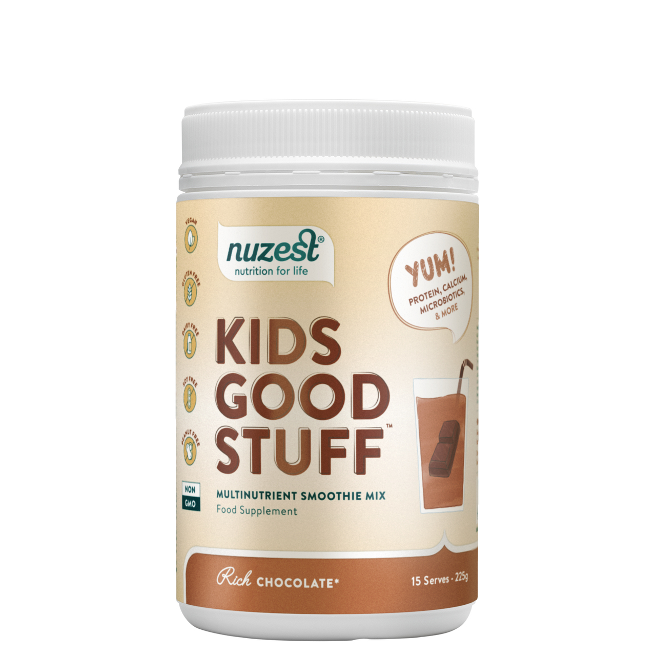 Nuzest Kids Good Stuff Rich Chocolate 225g