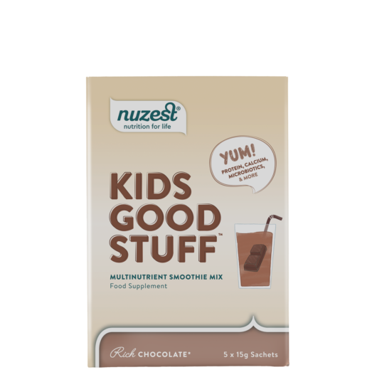 Nuzest Kids Good Stuff Rich Chocolate 5 x 15g Sachet Box