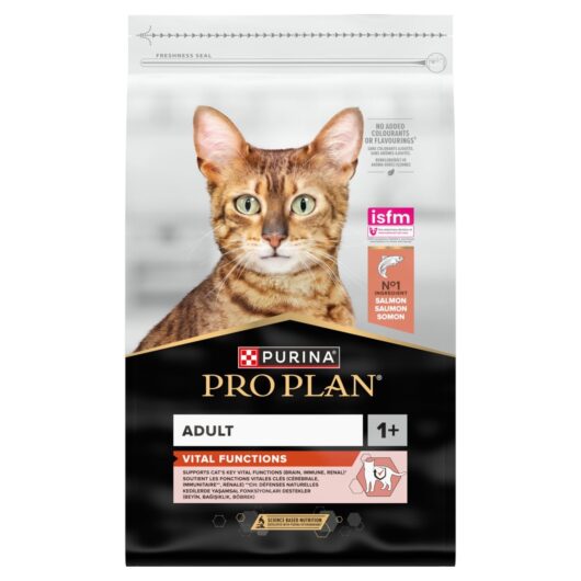 PRO PLAN Vital Functions Salmon Dry Cat Food 10kg