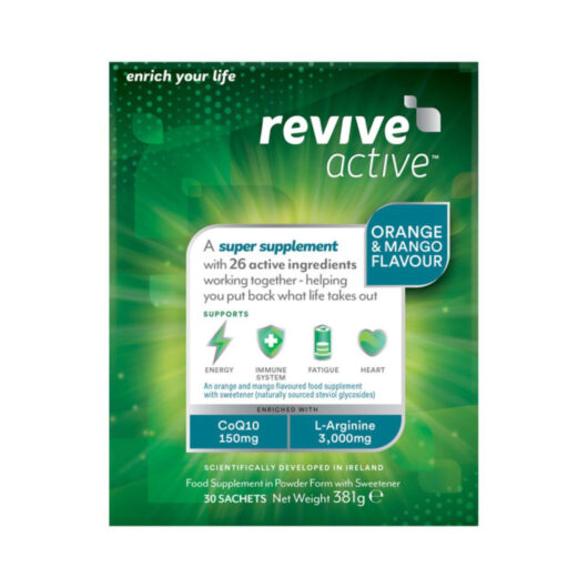Revive Active Active Energy Supplement Orange and Mango Flavour 30 Day Pack