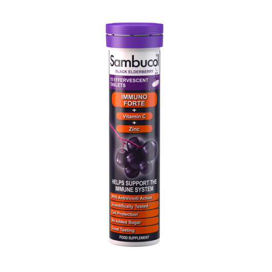 Sambucol Immuno Forte Black Elderberry Effervescent 15 Tablets