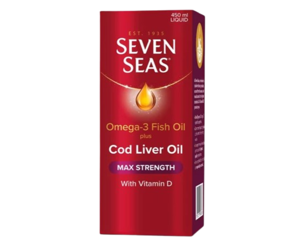 Seven Seas Max Strength Cod Liver Oil 450ml