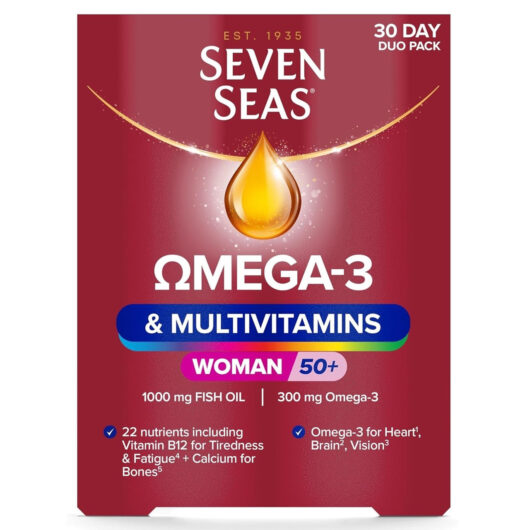 Seven Seas Omega 3 & Multivitamins Woman 50+ 30 Capsules + 30 Tablets