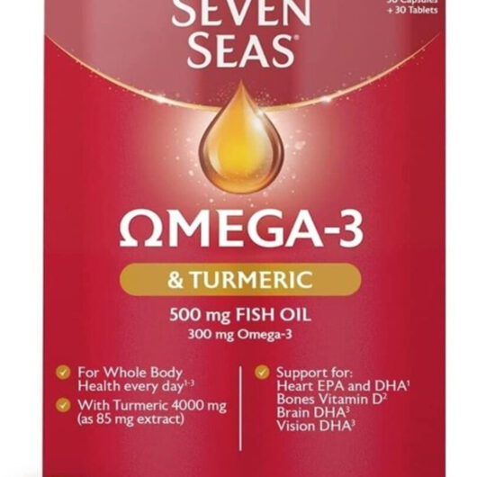 Seven Seas Omega 3 & Turmeric 30 Capsules + 30 Tablets