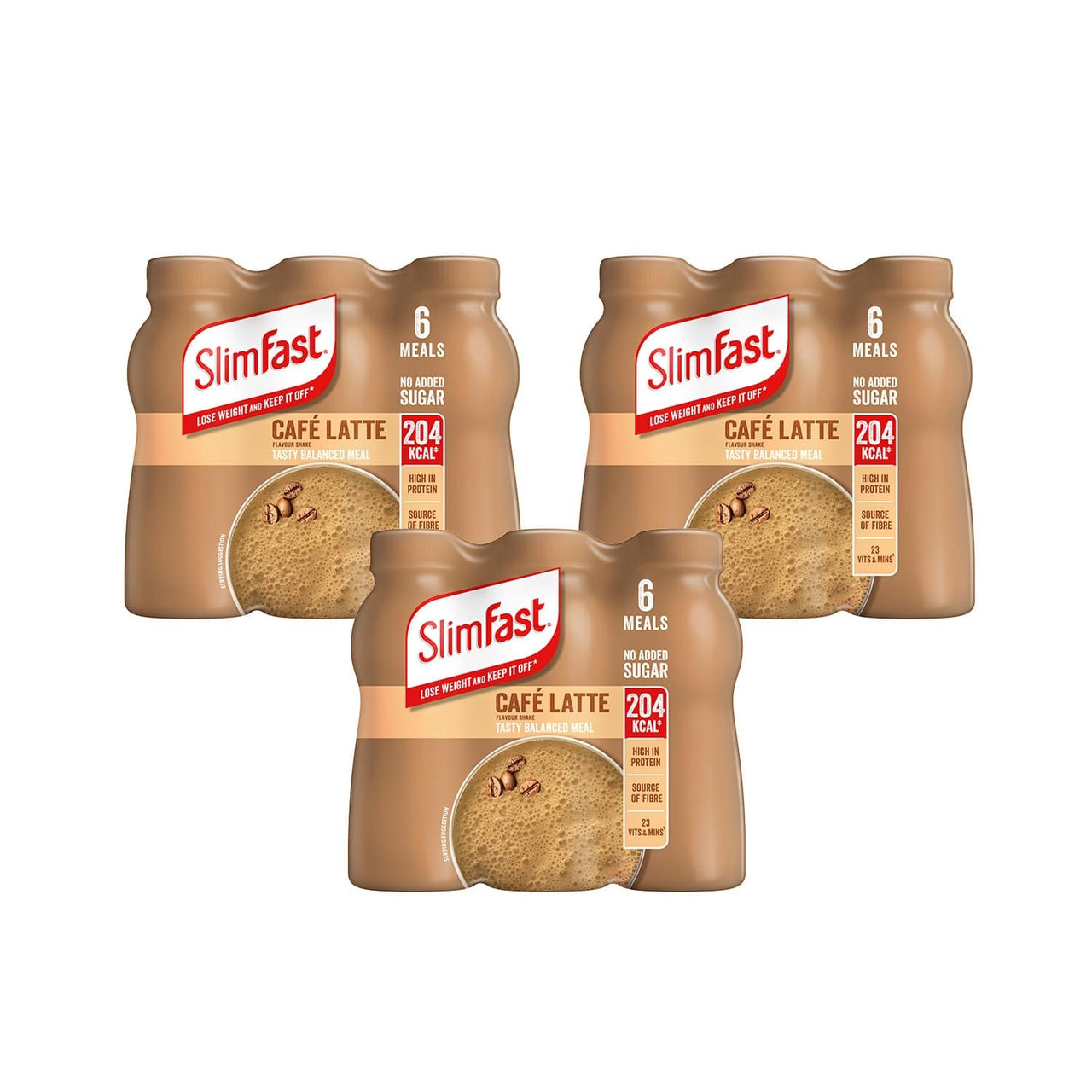 SlimFast Cafe Latte Ready to Drink 9 Day Supply 3 Packs