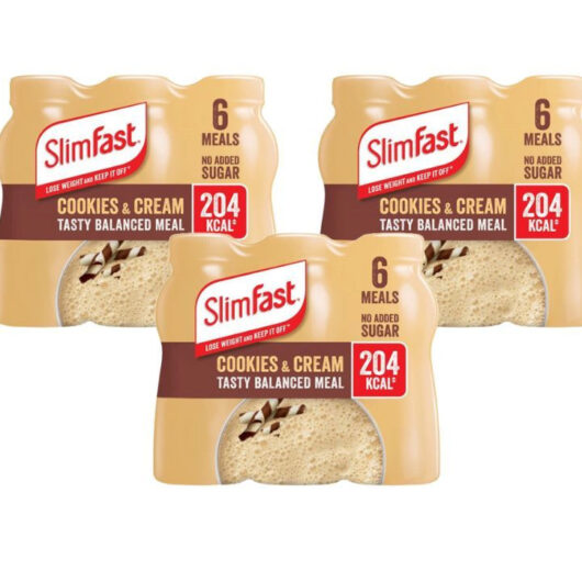 SlimFast Cookies & Cream Ready to Drink 9 Day Supply 3 Packs